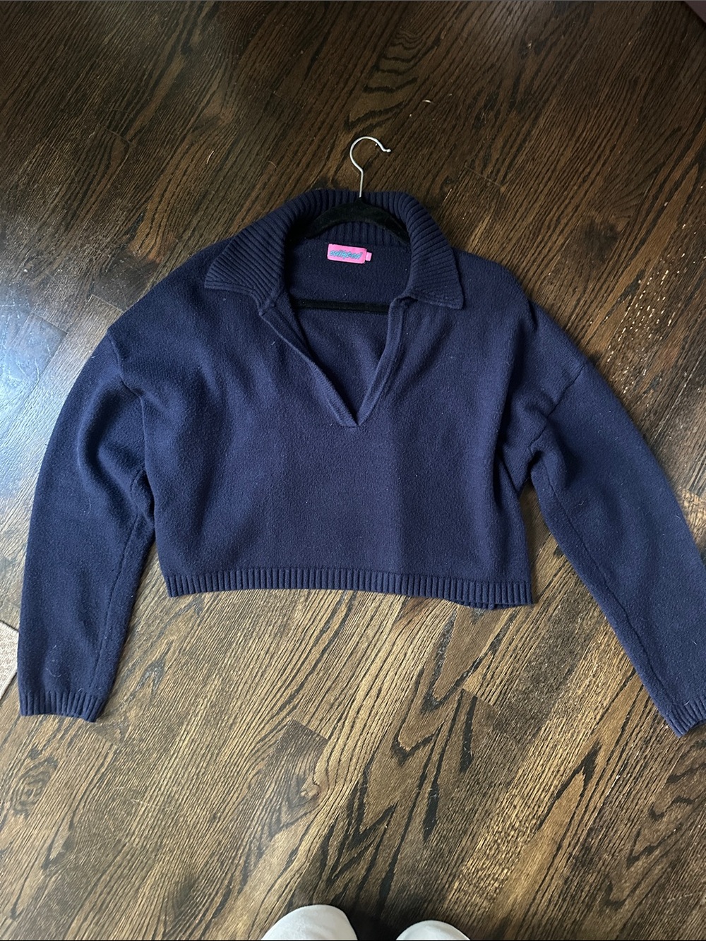 Edikted Marcie Oversized Cropped Sweater XL